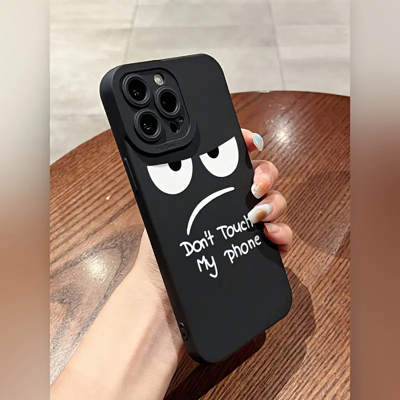 Do Not Touch My Phone. The Black Matte Anti-drop Lens Protection TPU Is Suitable For Apple 11 Phone Case.